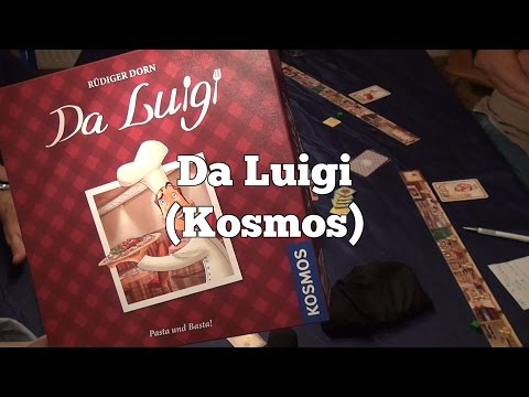 Test Da Luigi (Kosmos): Rezension und Beispielrunde von Spiele-Podcast.de