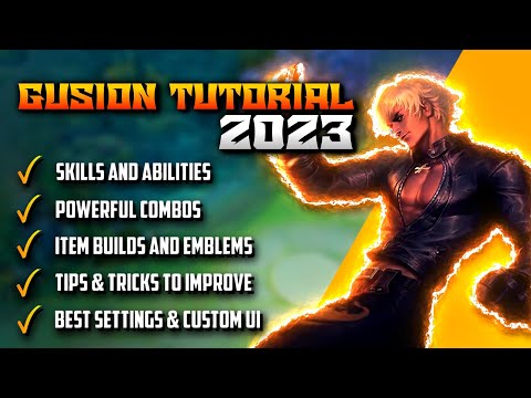 GUSION BEST TUTORIAL & GUIDE 2023 | SKILLS, COMBOS, TIPS AND TRICKS | Mobile Legends | MLBB