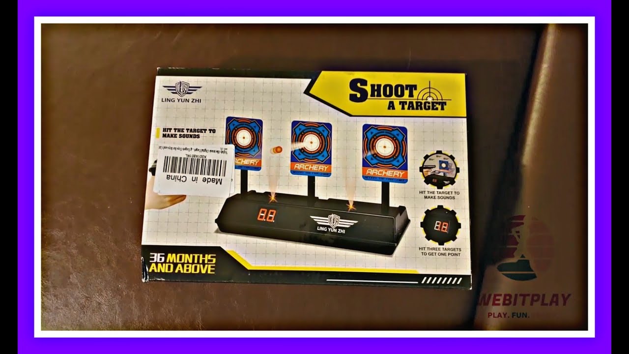 Shoot A Target Unboxing | Best Nerf Guns at Target | Shooting Target Training Device
