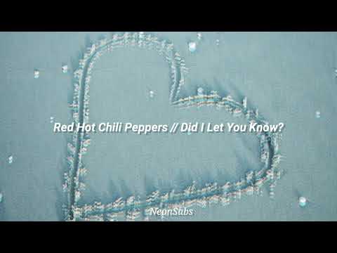 Did I Let You Know? video