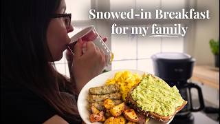 Family Breakfast Idea, Easy Snow Day Breakfast