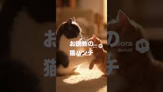 子猫VS先住猫、プロレス開幕…最後の結末が予想外すぎた【猫あるある｜AIアニメ】