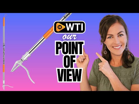 YYMIYU 52"" Stand Up Weed Puller Tool – 4-Claw Stainless Steel Weeder with Grass-Pushing & Weed-Ejection Design – Heavy-Duty 0.8mm Steel Handle for Effortless Root Removal - WTI product video review