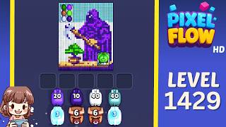 Pixel Flow Level 1429 Solution Walkthrough