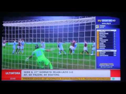 Milan-Lazio 3-0 SKY HD - Ampia Sintesi - Highlights 03-03-2013 - All Goals - Serie A 2012-2013