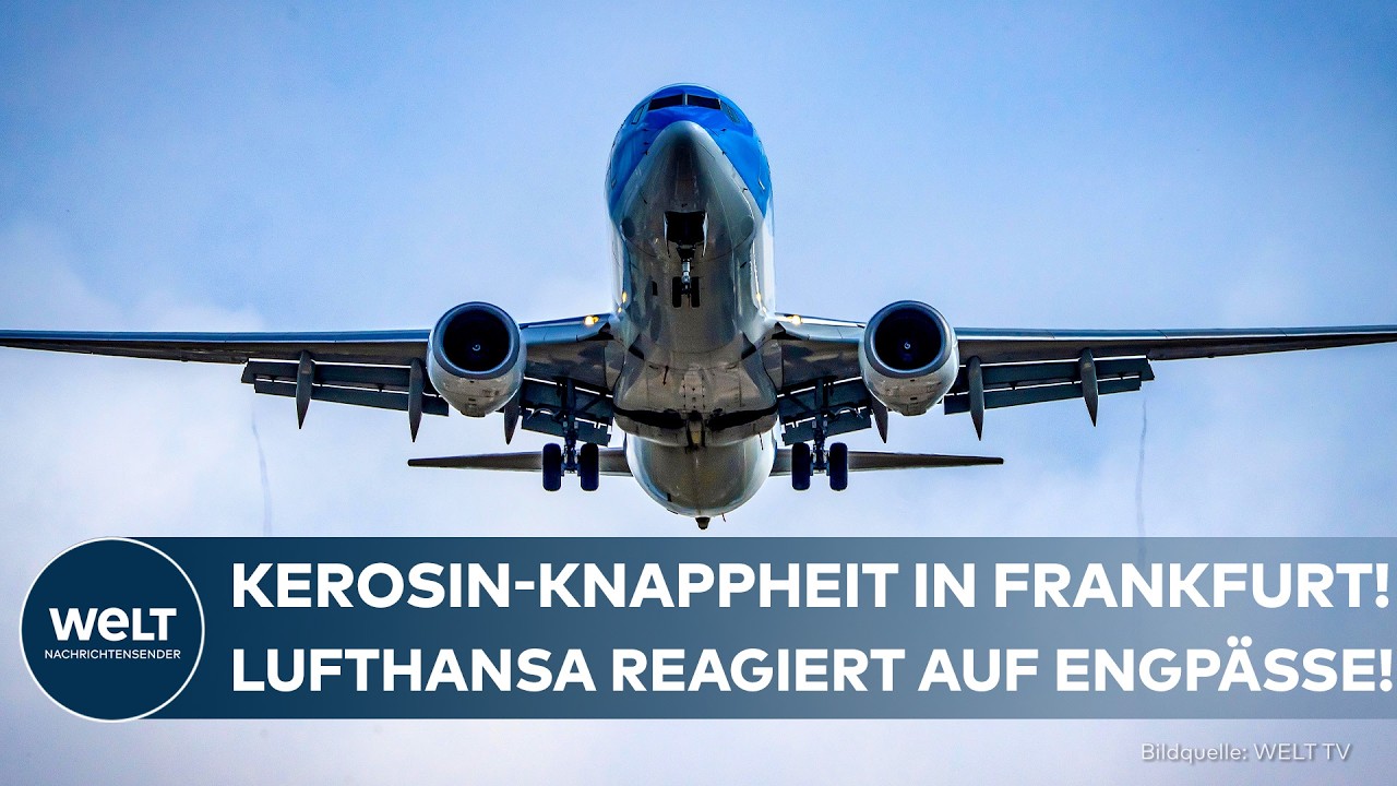 KEROSIN WIRD KNAPP: Frankfurt in Alarmstimmung! Lufthansa reagiert auf drohende Engpässe!