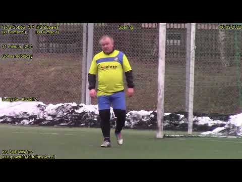 Sparing: Iskra Sobów 5-7 KS Żupawa (gol samobójczy 2-3) 06.02.2022