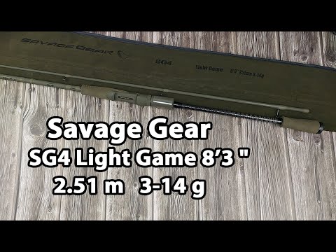 Спінінг Savage Gear SG4 Light Game 8’3"/2.51m 3-14g