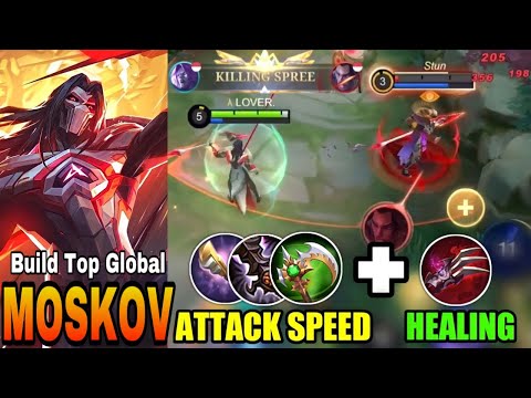 Moskov Insane Attack Speed Build MLBB // Moskov Best Build Marksman Ever 2025 #mlbb #moskov