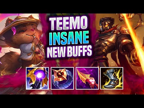 KOREAN CHALLENGER IS INSANE WITH TEEMO NEW BUFFS! - Korean Challenger Plays Teemo TOP vs Viktor! |
