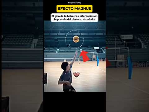 Haz que tu Saque Gire 🤯 #voleybol #ciencia #fisica #quimica #mecanica