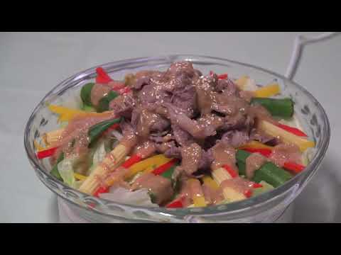 原鄉創意羊肉料理 示範  04 和風芝麻羊肉燒