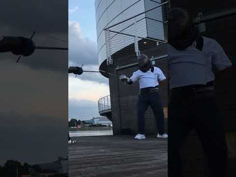 parry counter riposte cut head #bout #rapierfencer