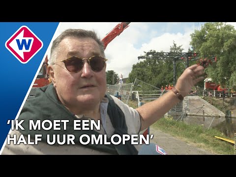Ruim 100 jaar oude brug weggetakeld