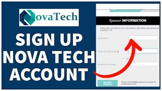 How to Sign Up Novatech fx Novatech Sign Up Tutorial