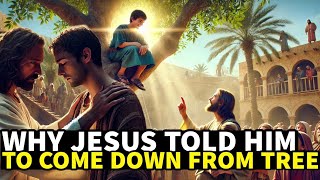 The True Story of Zacchaeus: Why Jesus Told Him to Come Down from the Tree #zacchaeus