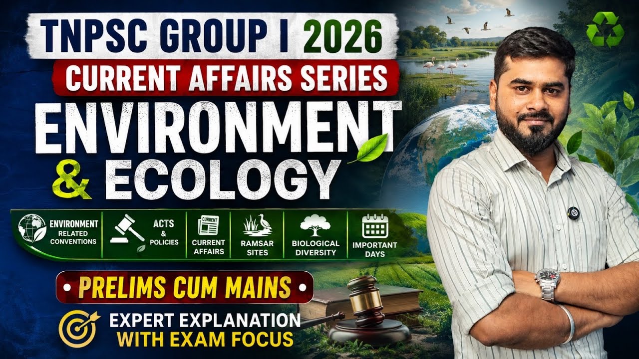 #Environment #CurrentAffairs2026#tnpscgroup1/2/2A/4 #group4 #group1 #group2