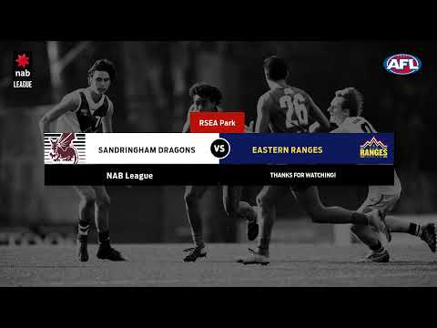 NAB LEAGUE 2019: Round 7 - Sandringham v Eastern (Full Game)