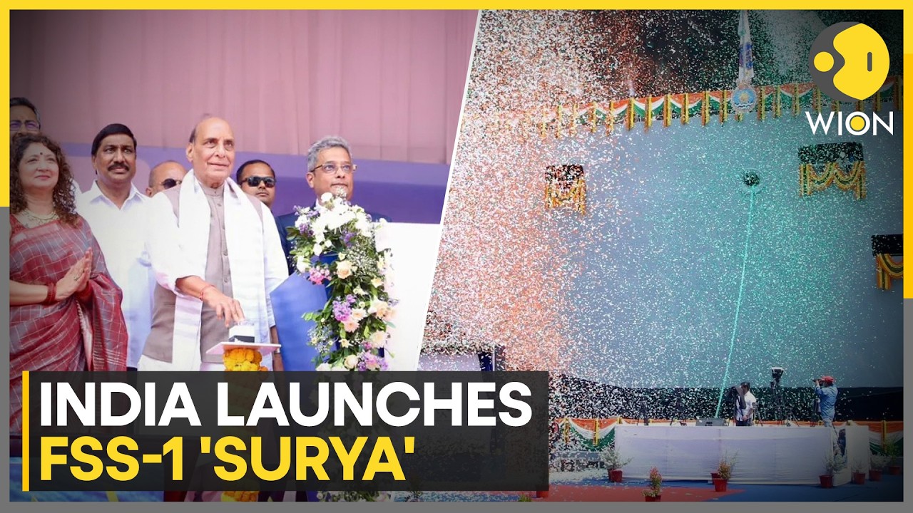 Rajnath Singh Launches First Indigenous Fleet Support Ship | WION News