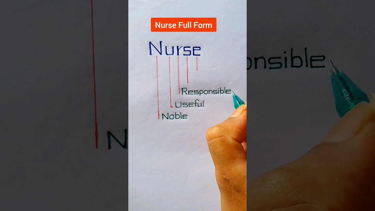 Nurse Full Form || Nurse || Full Form of Nurse #shorts #Nurse