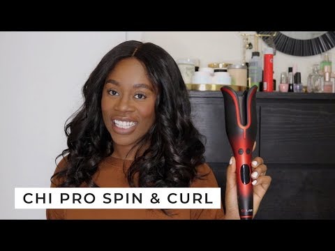 HOW TO USE THE CHI PRO AND SPIN CURL | YoursTrulyYinka
