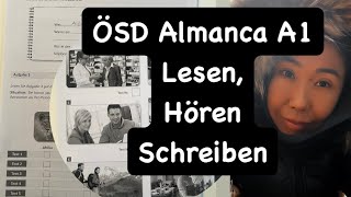 ÖSD A1 Almanca Sınavı. Lesen, Hören, Schreiben.