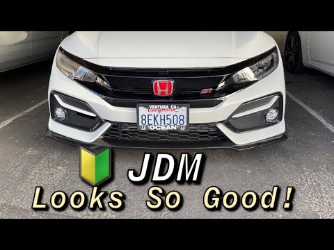 2020 Honda Civic Si get RED JDM Emblems!!! (Front / Rear / Steering Wheel)