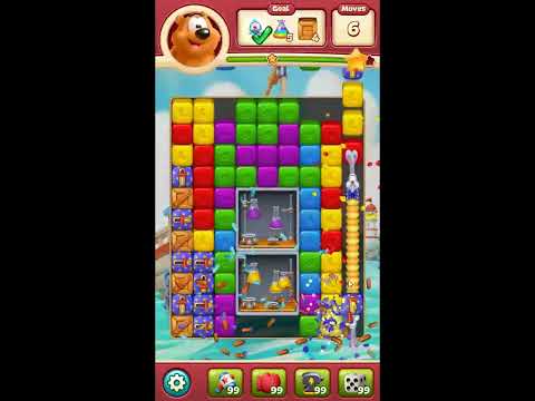 Toon Blast Level 8238 - NO BOOSTERS 🐻🐺🐱 | SKILLGAMING ✔️