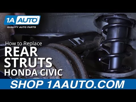How to Replace Rear Struts 01-05 Honda Civic