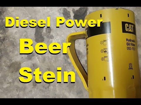 Manly-Man Skills: Beer Stein from old Oil Filter