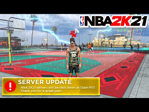 THE LAST DAY OF NBA 2K21.. (SERVERS SHUT OFF)
