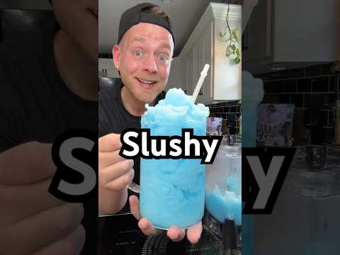 Homemade gas station Slushy is easy and cold #homemadeslushy #gasstationslushy #slushy #drink #fyp