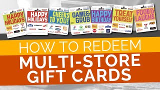 How to Redeem Multi-Store Gift Cards (No Fees!)