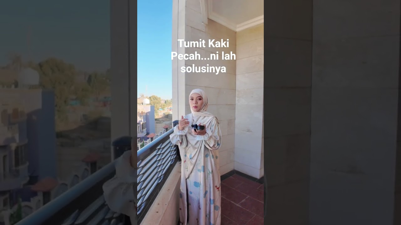 Tumit kaki pecah...inilah solusinya skincare umrah haji Rehla untuk krim tumit juga