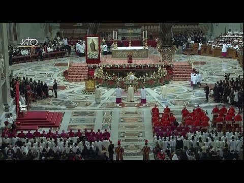 Vêpres et Te Deum avec le Pape François