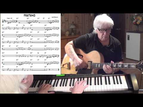 Pretend - Jazz guitar & piano cover ( Lew Douglas )