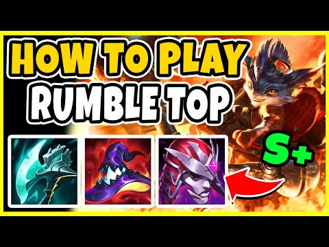 How To Play Rumble Top S+ Tier Champion! Season 13 Guide Gameplay