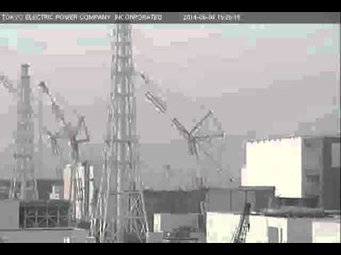 2014.06.04 15:00-16:00 / ふくいちライブカメラ (Live Fukushima Nuclear Plant Cam)