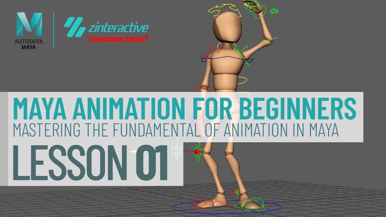 Animate Basic Walk Cycle Maya - video 3