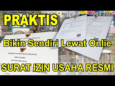 , title : 'Membuat Surat Izin Usaha Resmi Online Praktis bisa sendiri ga perlu ribet||OSS 2020'