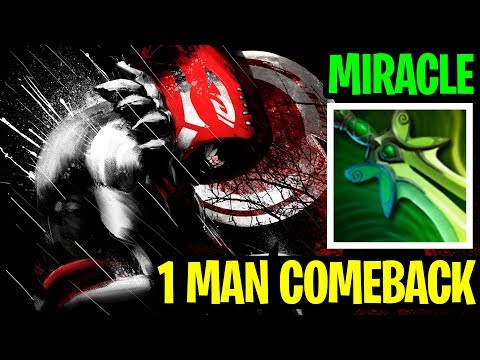 1 Man Comeback Game - Miracle- Bloodseeker - Dota 2