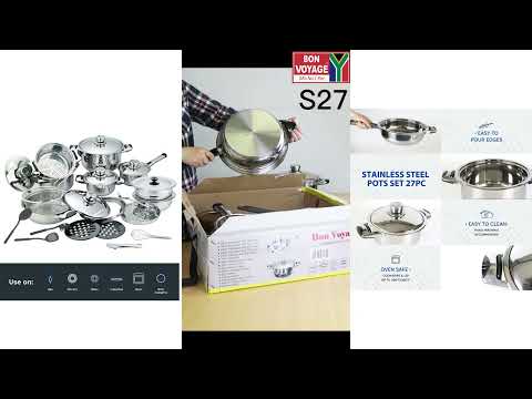 Bon Voyage Stainless Steel Pots Set S27