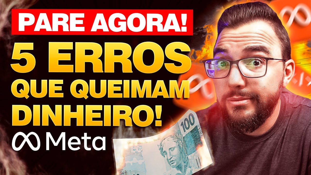 5 Erros que fazem você queimar dinheiro no Facebook Ads