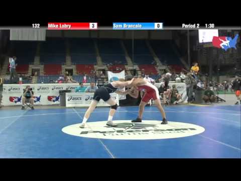 Fargo 2012 132 Round 7: Mike Labry (Ohio) vs. Sam Brancale (Minnesota)