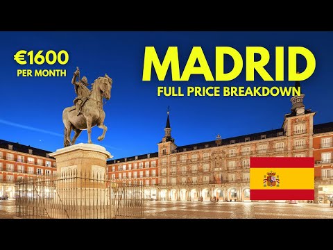 Cost of Living in Madrid, Spain | FULL Price Breakdown