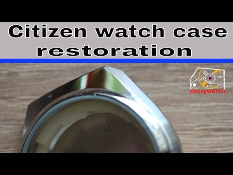 Vintage Citizen watch case restoration at home - good or bad idea