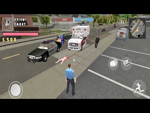 Police Cop Simulator: Gang War - Girl got hit by a Car | Police Game Gameplay
