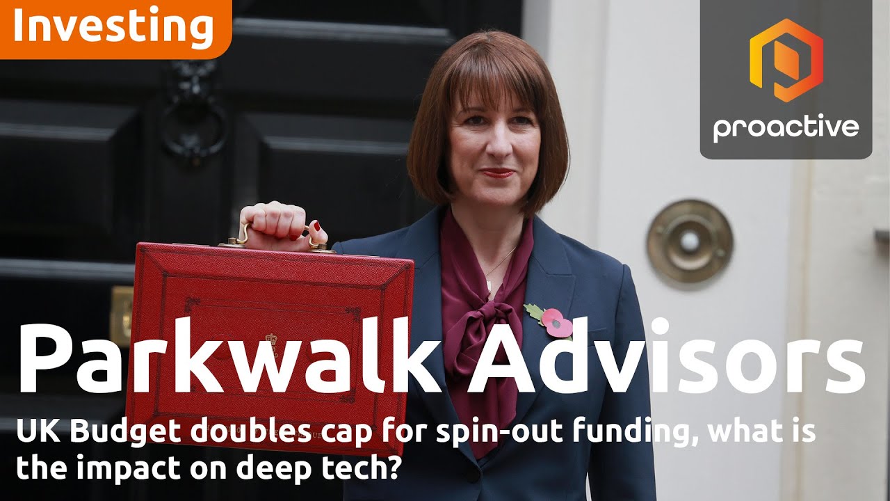IP Group's Parkwalk Advisors sees scale-up gains from budget reforms