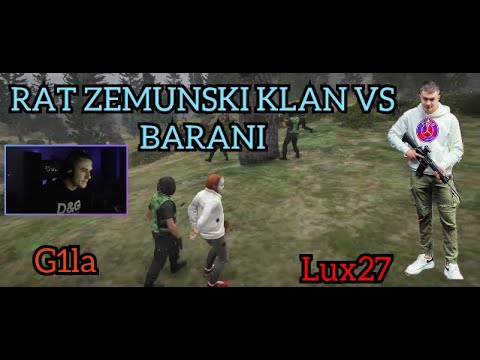 Lux27 RAT ZEMUNSKI KLAN VS BARANI (barani dobili rat) "Panama RP"