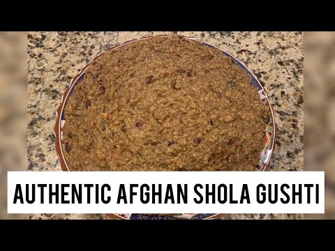 THE BEST AFGHAN SHOLA GOSHTI // RECIPE + HOW-TO
